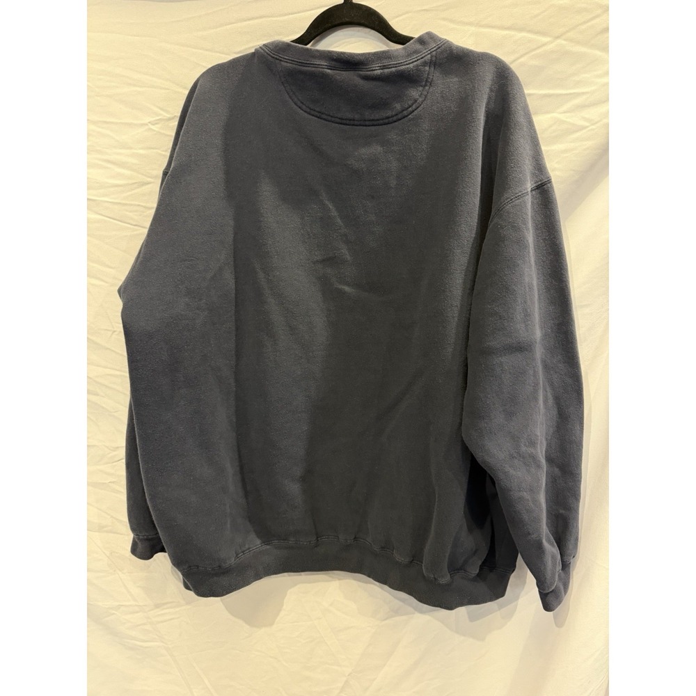 Vintage Y2K Lee Men's  Cotton  Pullover Sweatshirt Crew Neck 2XL Long Sleeve - Picture 2 of 4